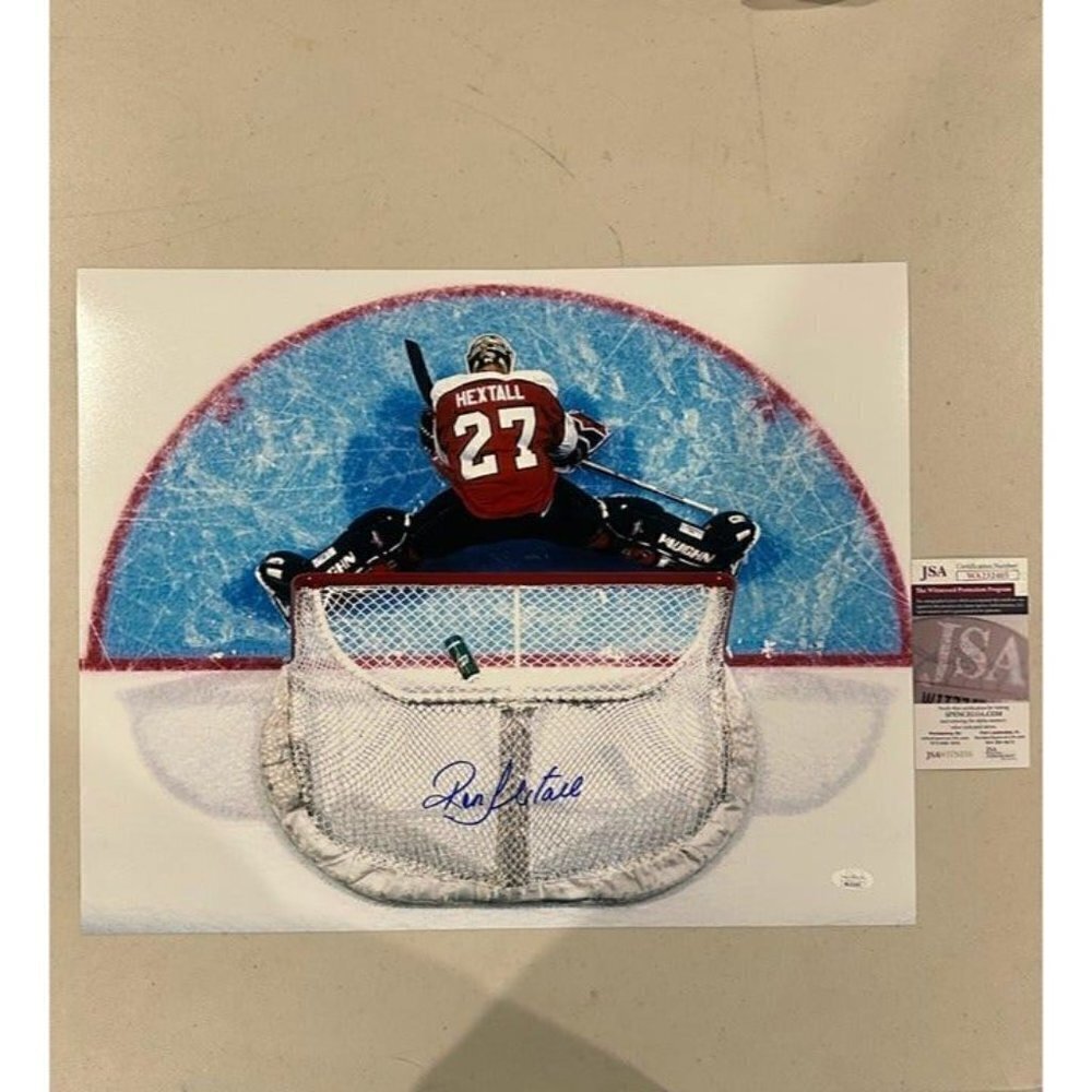 Ron Hextall signed autographed Philadelphia Flyers 16x20 photo JSA